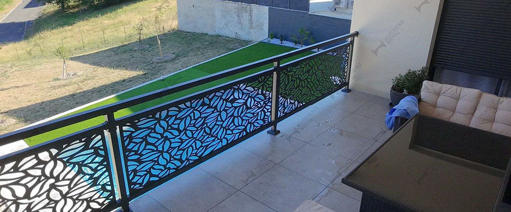 White slat fence project